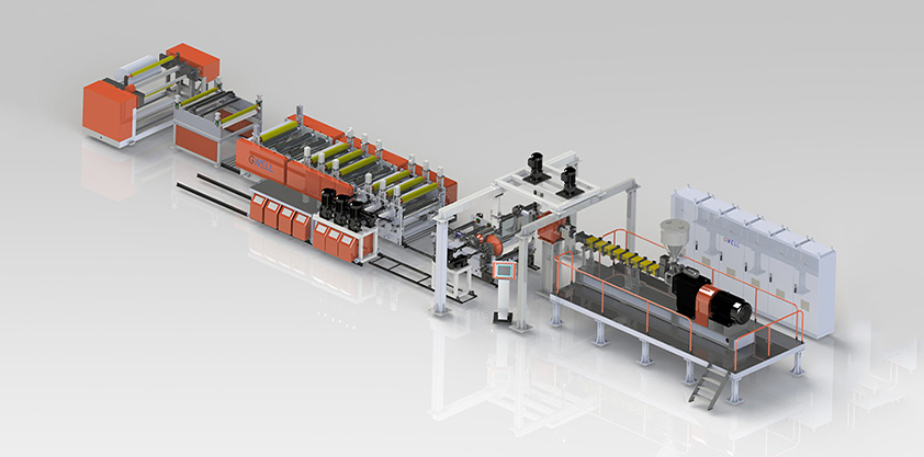 MDO縱向拉伸生產(chǎn)線