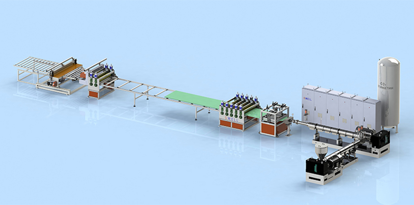XPS二氧化碳發泡板生產線